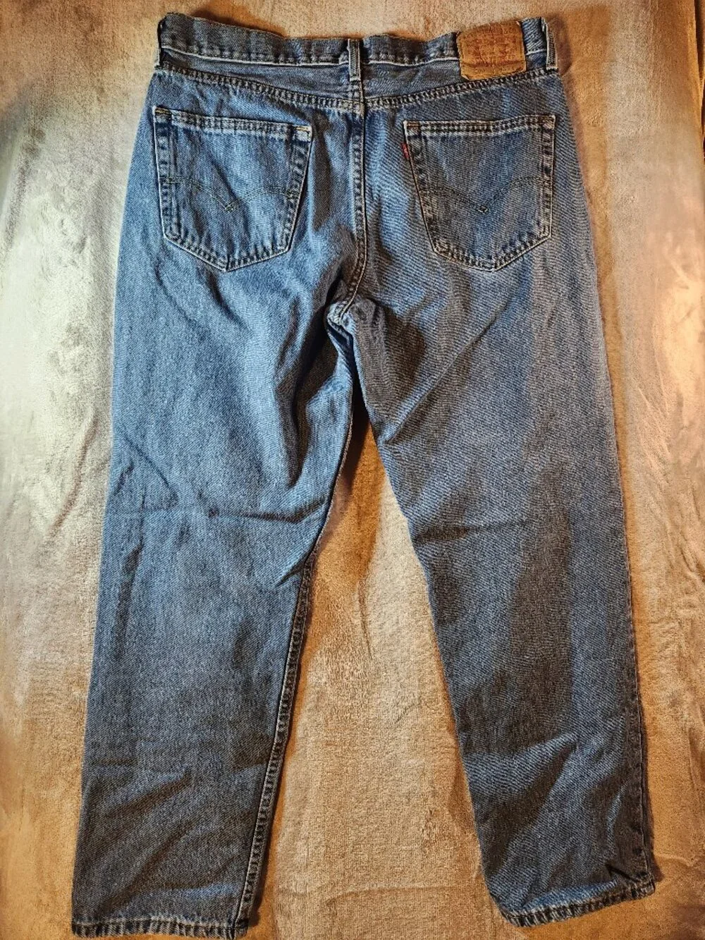Levis 505 Regular Fit Jeans, Size 36 x 32 - Blue